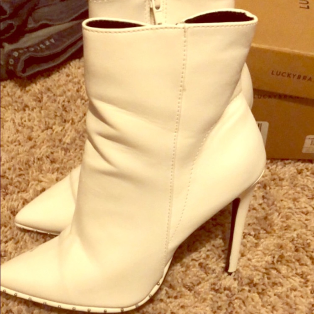 White booties